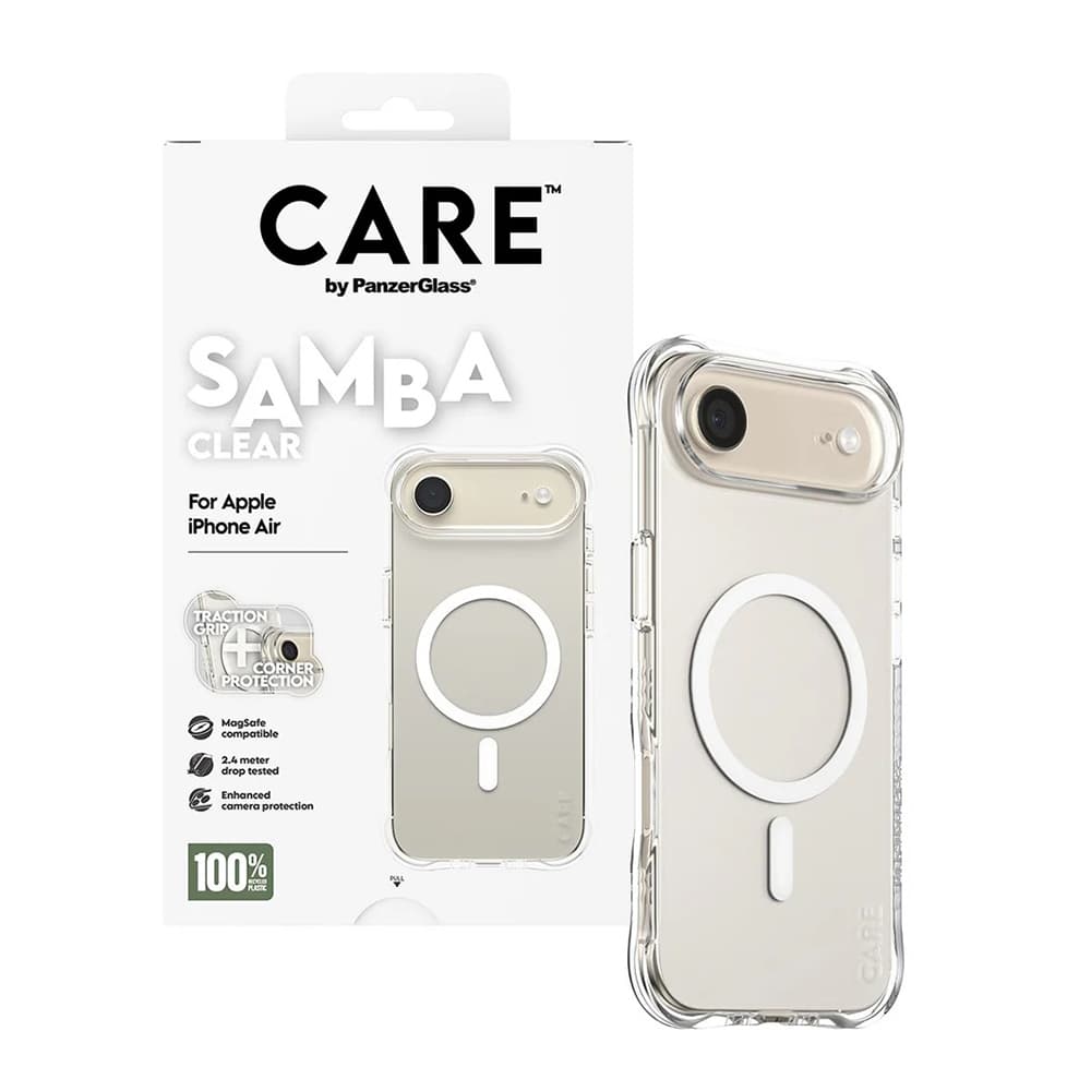 PanzerGlass® CARE Fashionable pouzdro s bílým MagSafe iPhone 17 Air průhledné - náhled 3