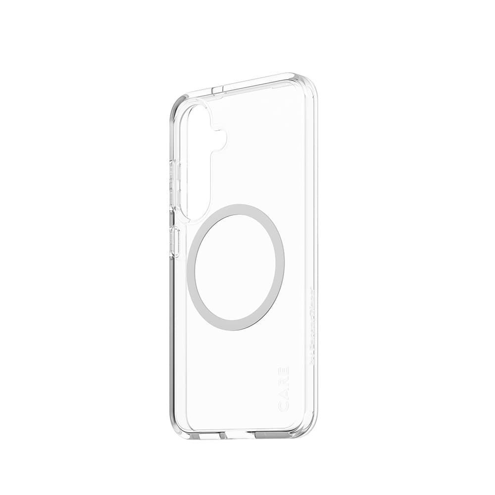 PanzerGlass® CARE Flagship Urban Combat bílý Qi kompatibilní Samsung Galaxy S25 průhledný - náhled 3