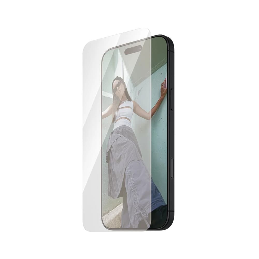 PanzerGlass® SAFE Ultra-Wide Fit ochranné sklo iPhone 16 Pro čiré - náhled 3