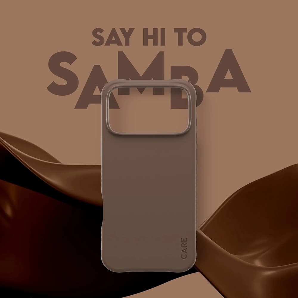 Pouzdro PanzerGlass CARE Fashionable s MagSafe iPhone 17 Air Samba Espresso - náhled 3
