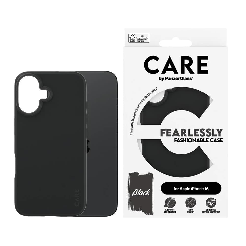 PanzerGlass® CARE Fashionable pouzdro iPhone 16 černé - náhled 3