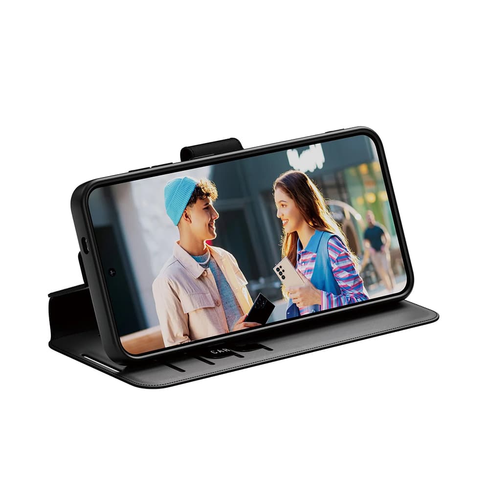 Pouzdro s opěrkou PanzerGlass® CARE pro Samsung Galaxy S25 černé - náhled 3