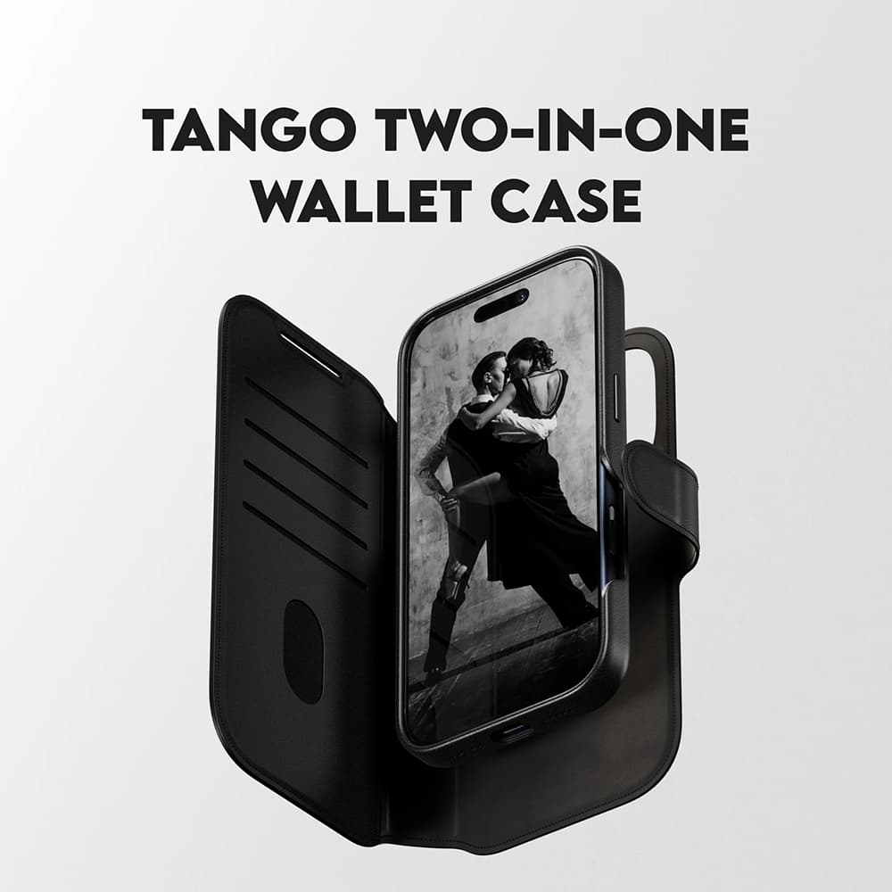 Pouzdro PanzerGlass® CARE MagSafe Tango Two-in-One Wallet iPhone 17 Pro černé - náhled 3