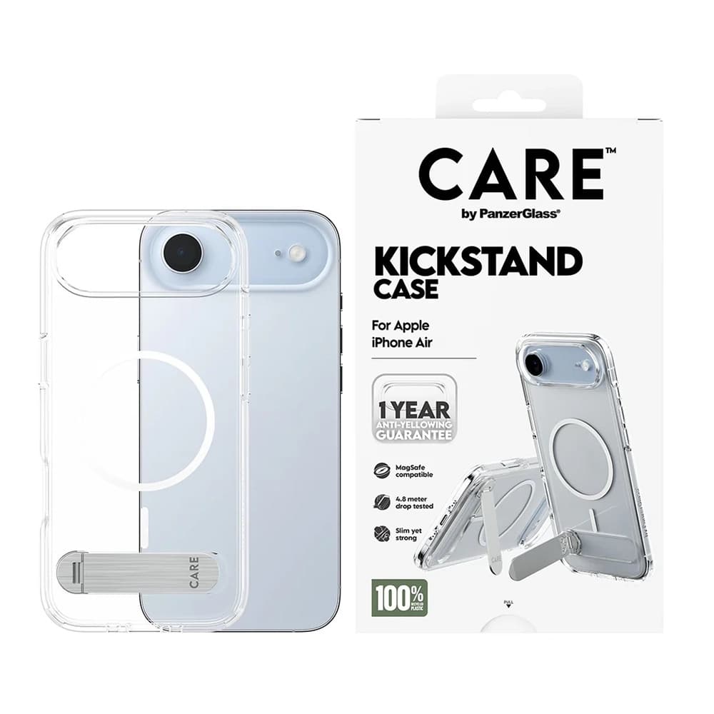 PanzerGlass® CARE Feature Kickstand MagSafe iPhone 17 Air průhledný - náhled 3