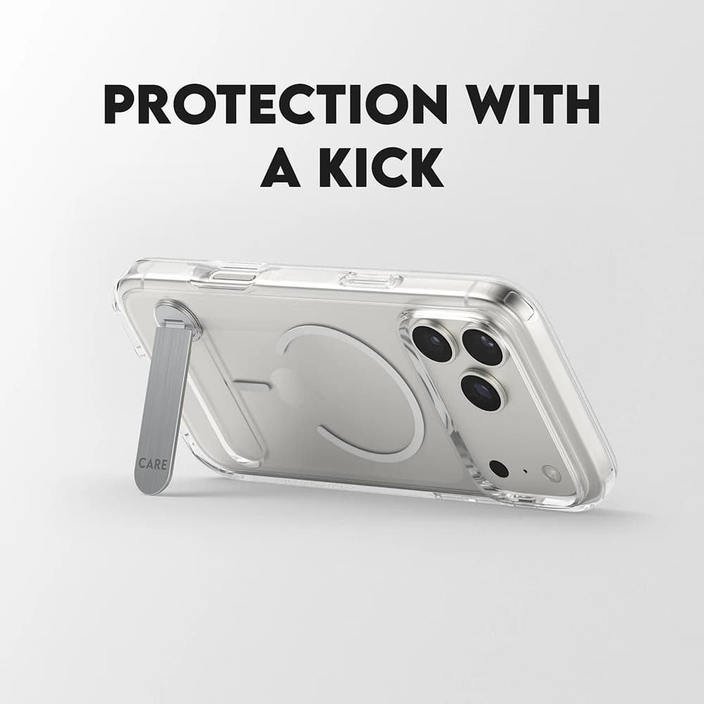 PanzerGlass CARE Feature Kickstand MagSafe pro iPhone 17 Pro Max Clear - náhled 3