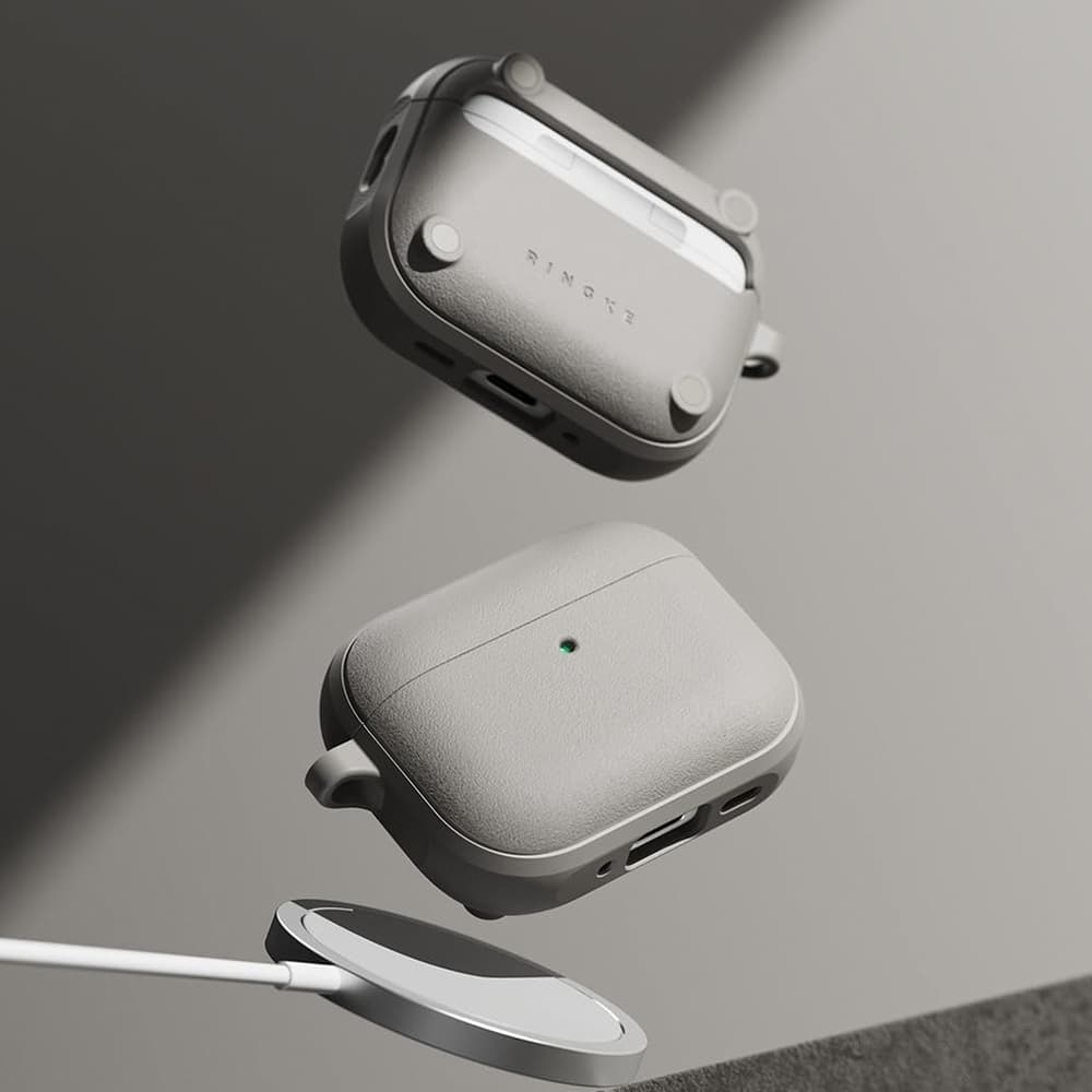 Ringke Onyx Magnetic pouzdro pro AirPods Pro 3 teplá šedá - náhled 3