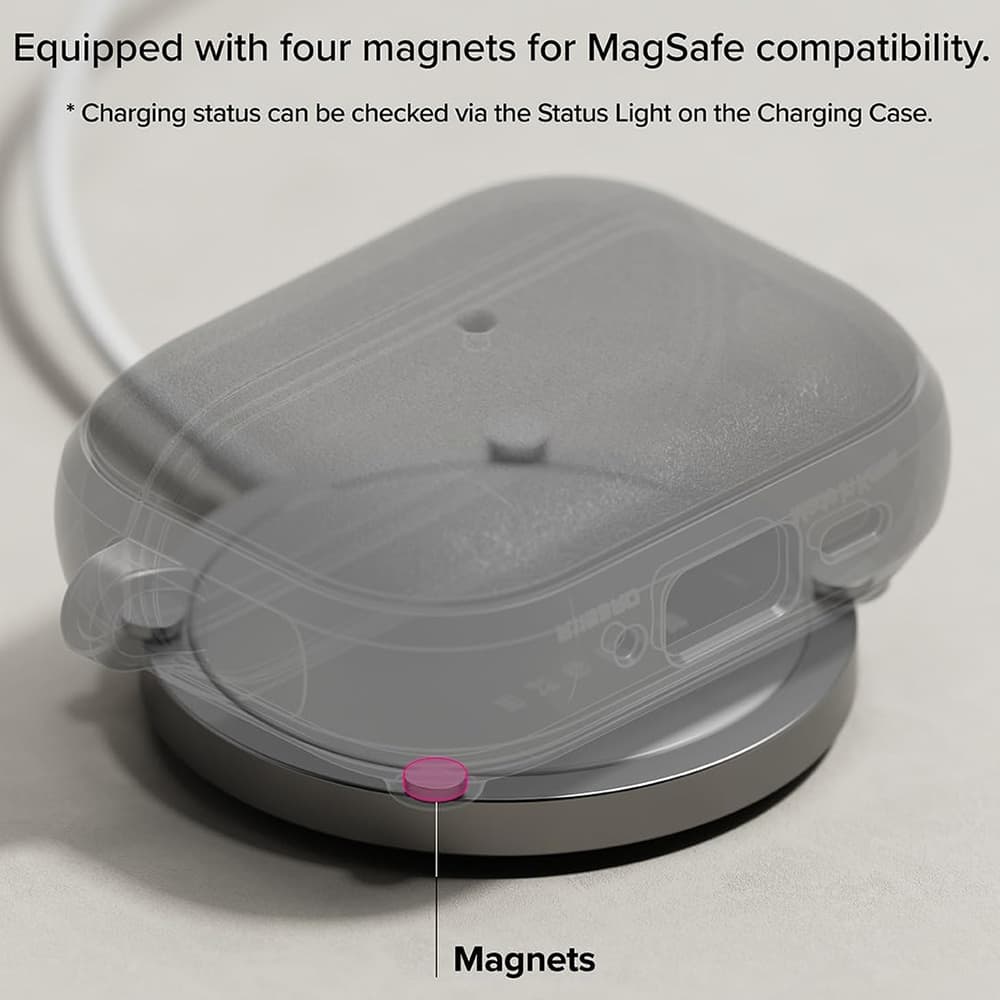 Ringke ochranné pouzdro Onyx Magnetic pro AirPods Pro 3 korálová - náhled 3