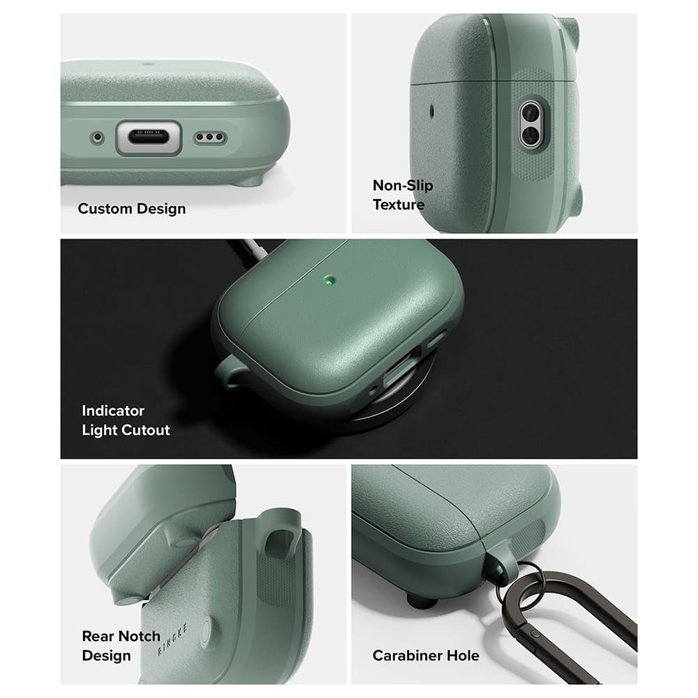 Ringke ochranné pouzdro Onyx Magnetic pro AirPods Pro 3 šalvějově zelené - náhled 3