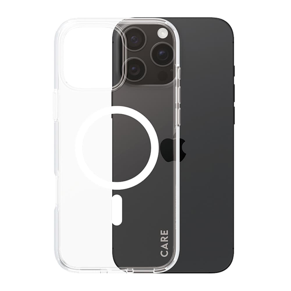 PanzerGlass® CARE Flagship Urban Combat bílý MagSafe iPhone 16 Pro průhledný - náhled 3