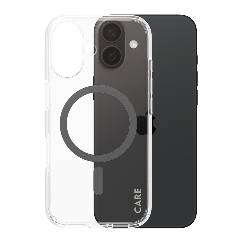 PanzerGlass® CARE Flagship Urban Combat černý MagSafe iPhone 16 průhledný - náhled 3