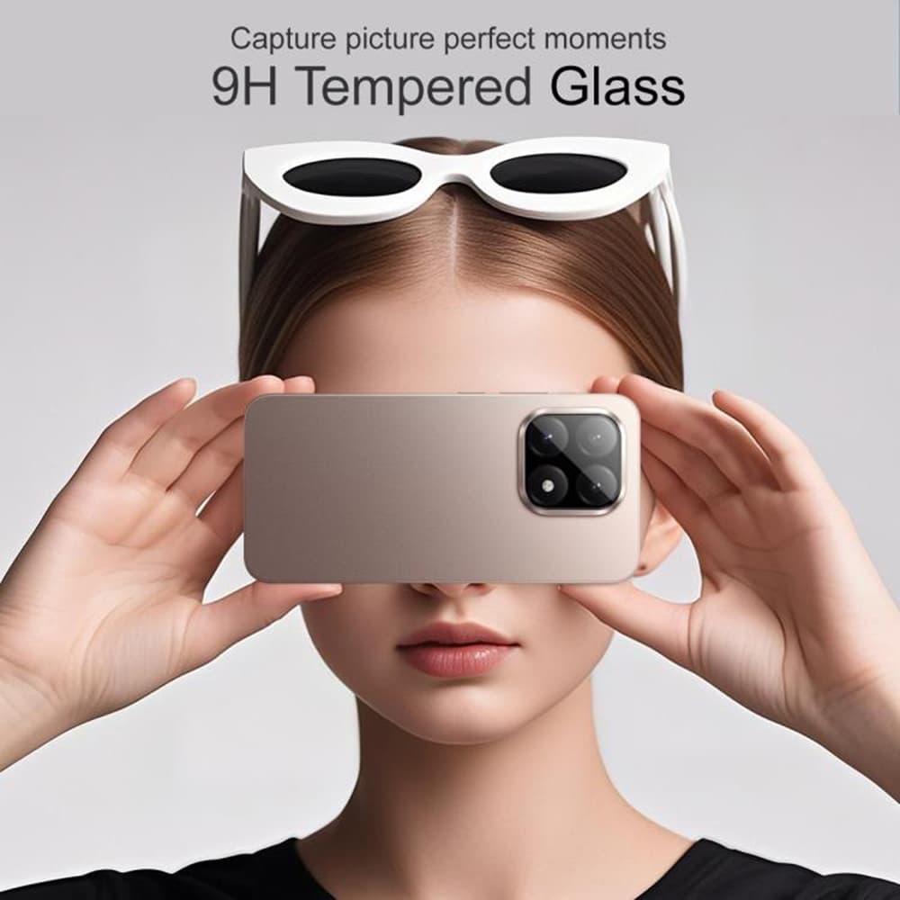 Ochranné sklo na fotoaparát Xiaomi 15T černé - náhled 3