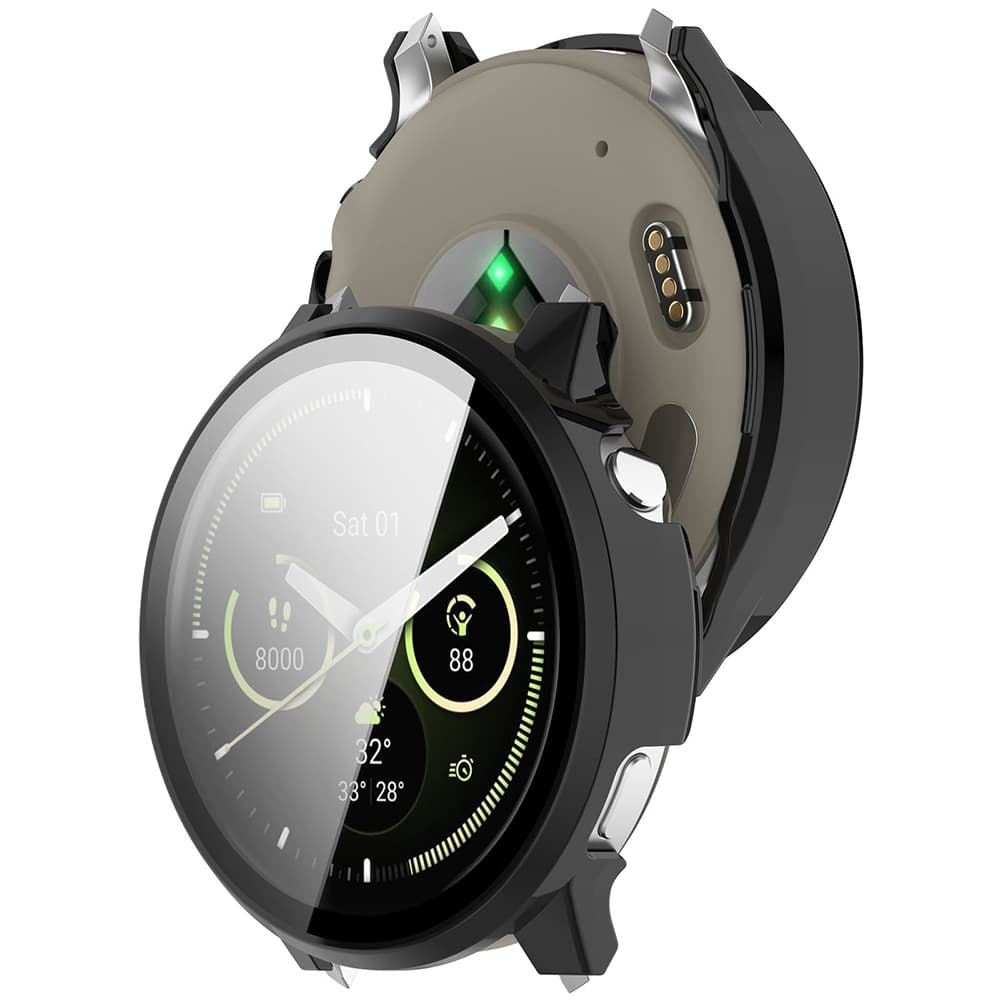Ochranný kryt a fólie Techsuit Defense360 Pro Garmin Venu 4 45mm černá - náhled 3