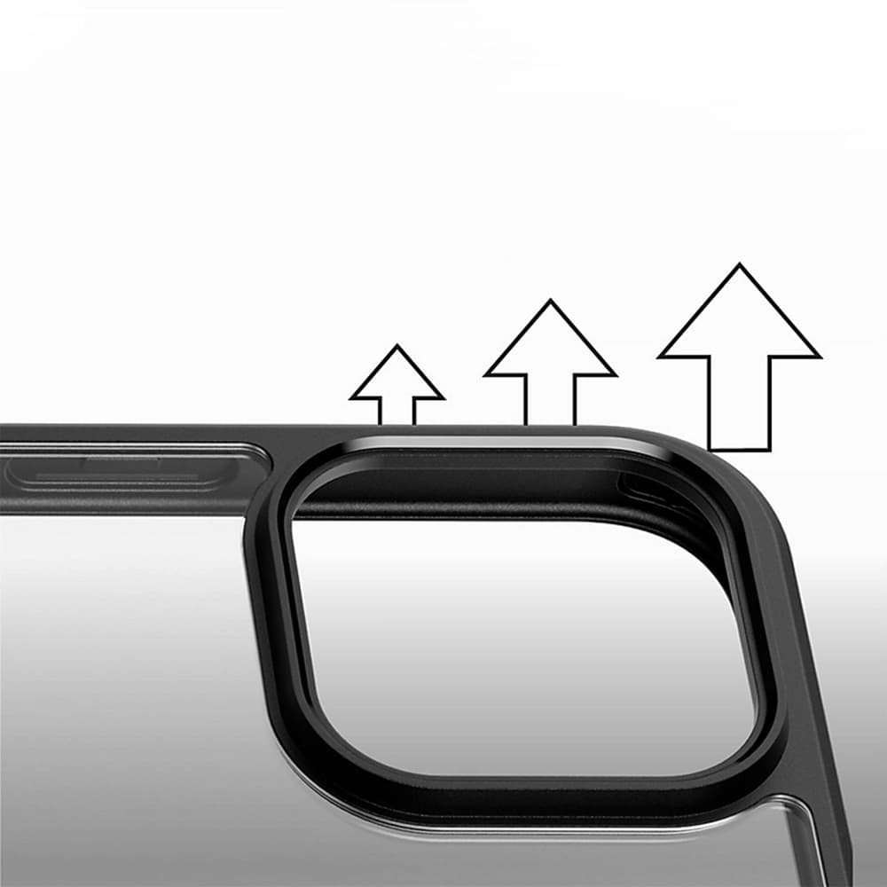 PanzerGlass® HardCase Black MagSafe &amp; Frame Series iPhone 16 Pro průhledný - náhled 3