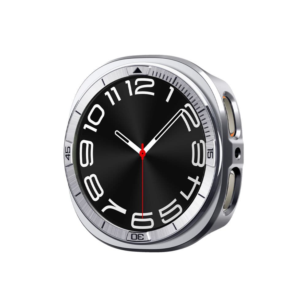 Spigen Bezel Tune Pro Pilot pro Samsung Galaxy Watch8 44mm nerezová ocel stříbrná - náhled 3