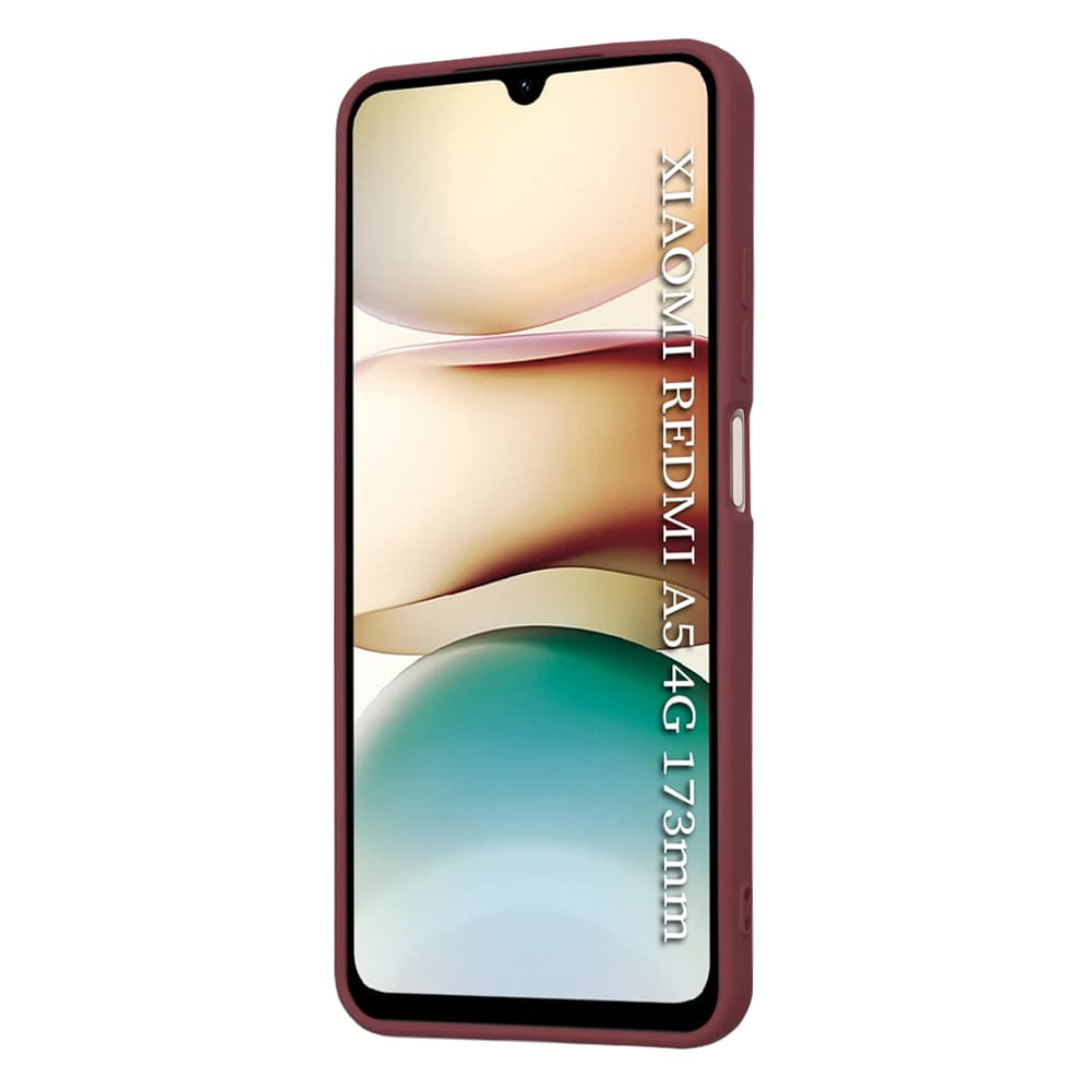 Techsuit SoftFlex pouzdro pro Xiaomi Redmi A5 4G Standard švestkově červené - náhled 3