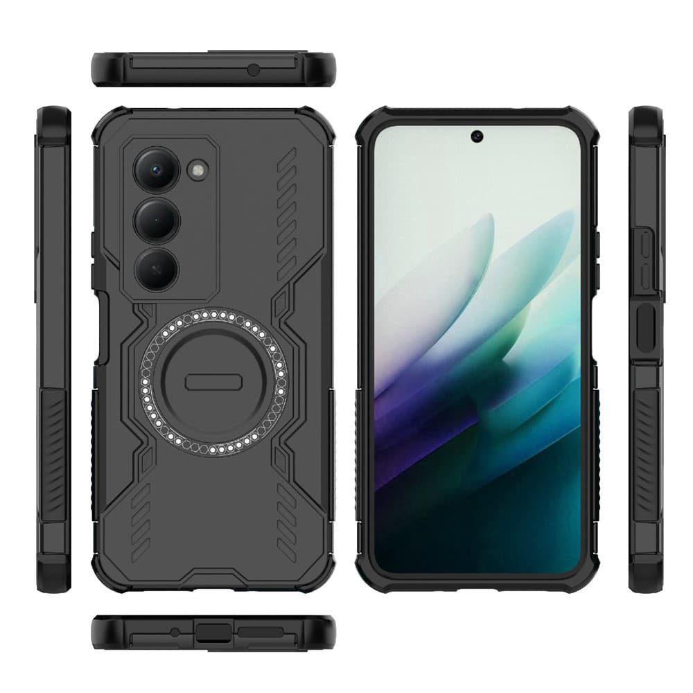 Pouzdro Techsuit ArmorMag pro Xiaomi Redmi 15 4G Redmi 15 5G černé - náhled 3