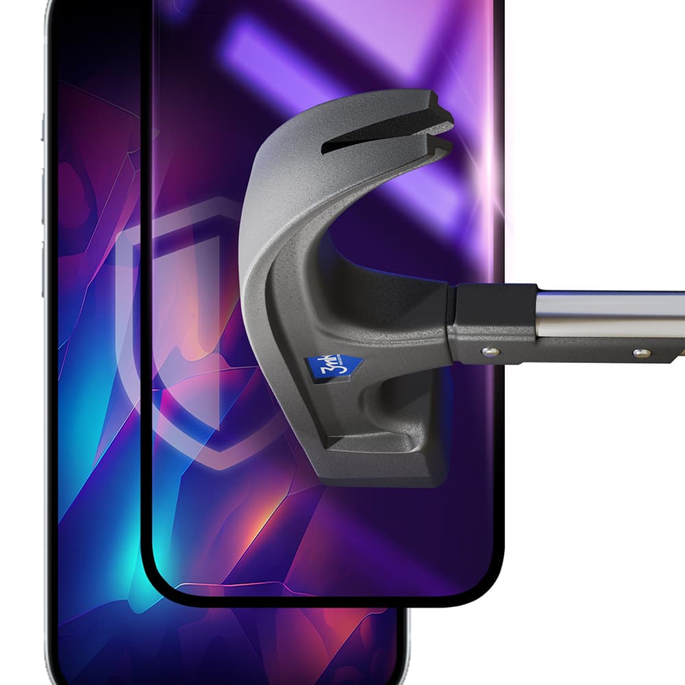Ochranné sklo 3mk Rainbow Privacy pro iPhone 16 Pro černé - náhled 3