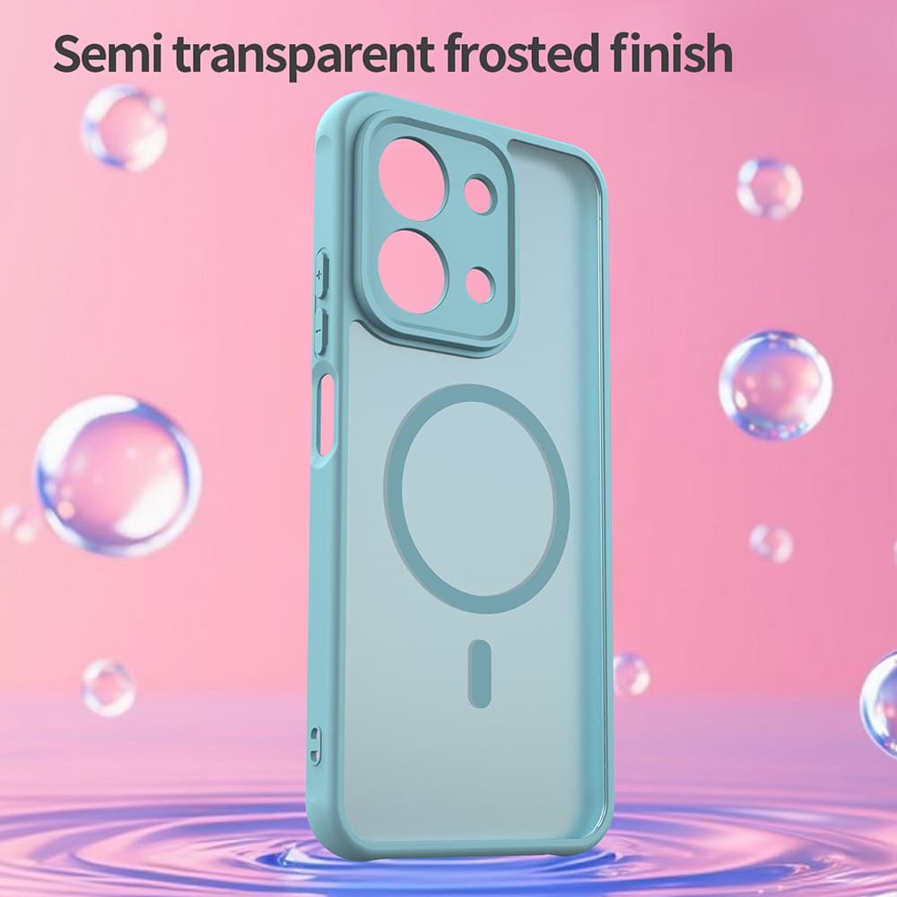 Techsuit HaloFrost II MagSafe pro Xiaomi Redmi 15C 4G/5G mátově zelená - náhled 3