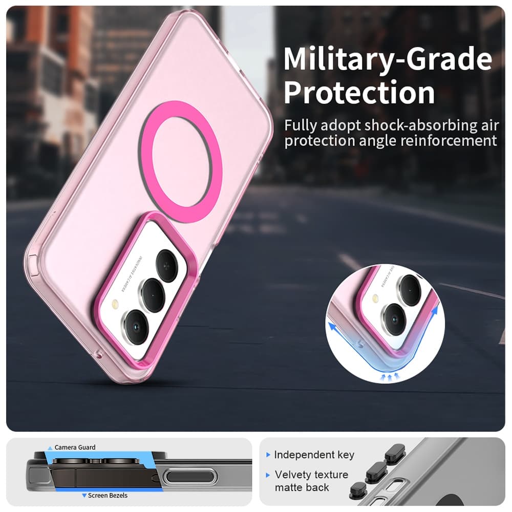 Techsuit CandyCase MagSafe pro Xiaomi Redmi 15 4G / 5G růžový - náhled 3