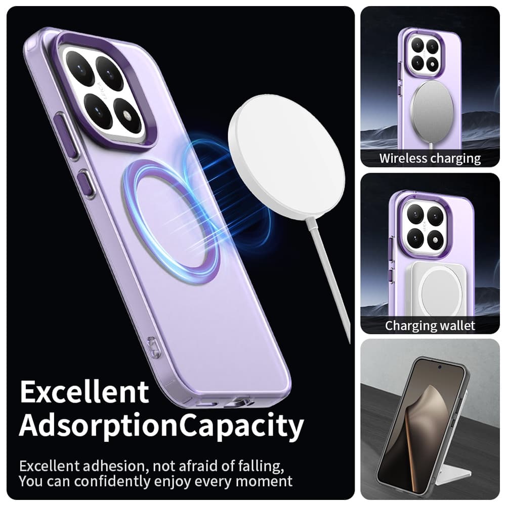 Techsuit CandyCase MagSafe pro Xiaomi 15T fialová - náhled 3