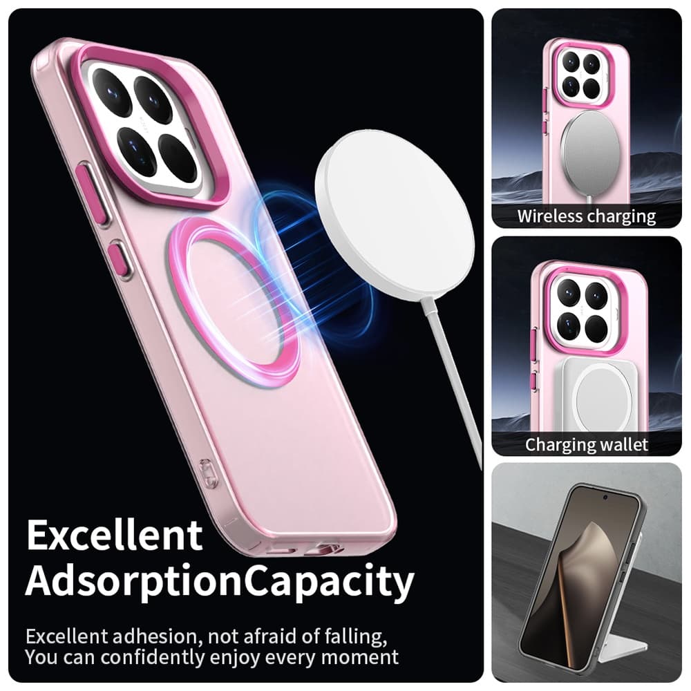 Techsuit CandyCase MagSafe pouzdro pro Xiaomi 15T Pro růžové - náhled 3