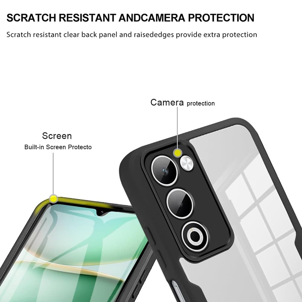 Techsuit ColorVerse 360 Series + Ochranné sklo Oppo A5 4G / A5 5G Modrá - náhled 3