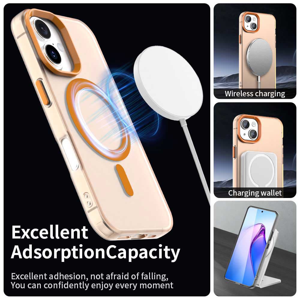 Techsuit CandyCase MagSafe pro iPhone 17 Pro Max oranžová - náhled 3