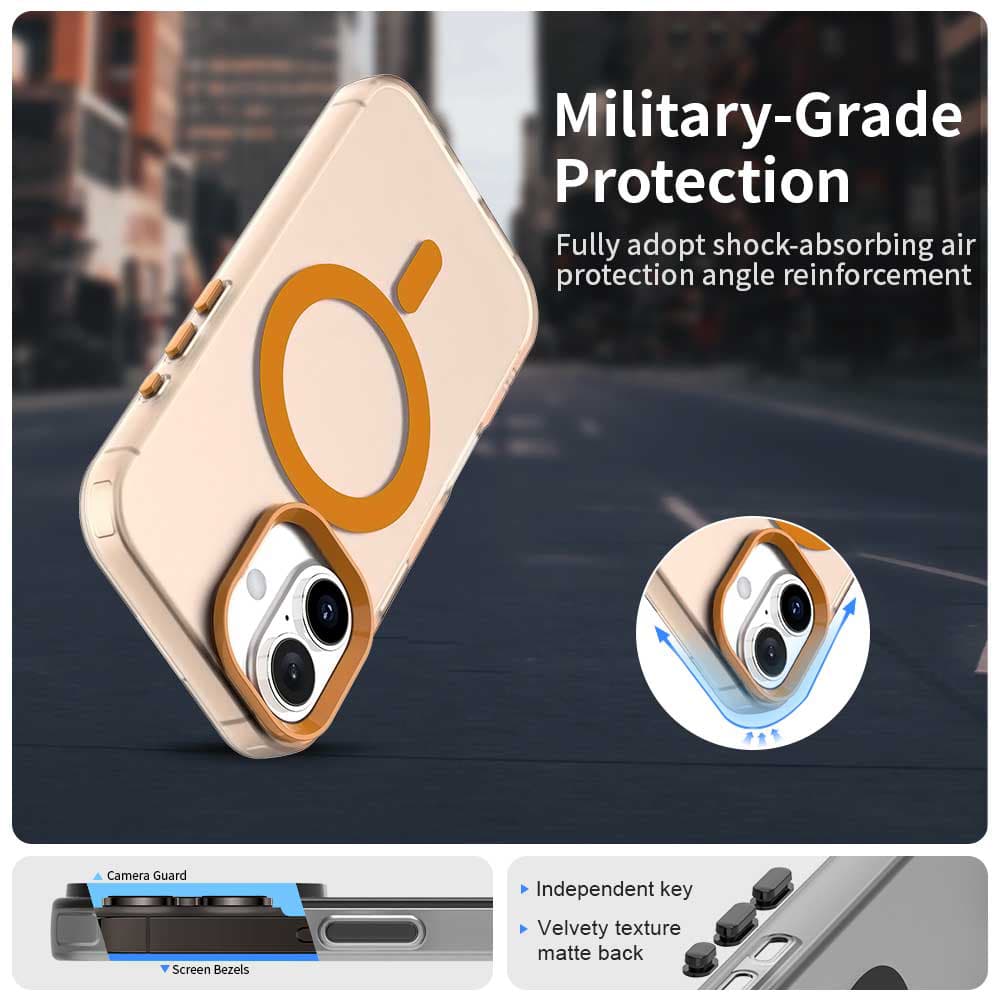 Techsuit CandyCase MagSafe pro iPhone 17 Pro oranžová - náhled 3