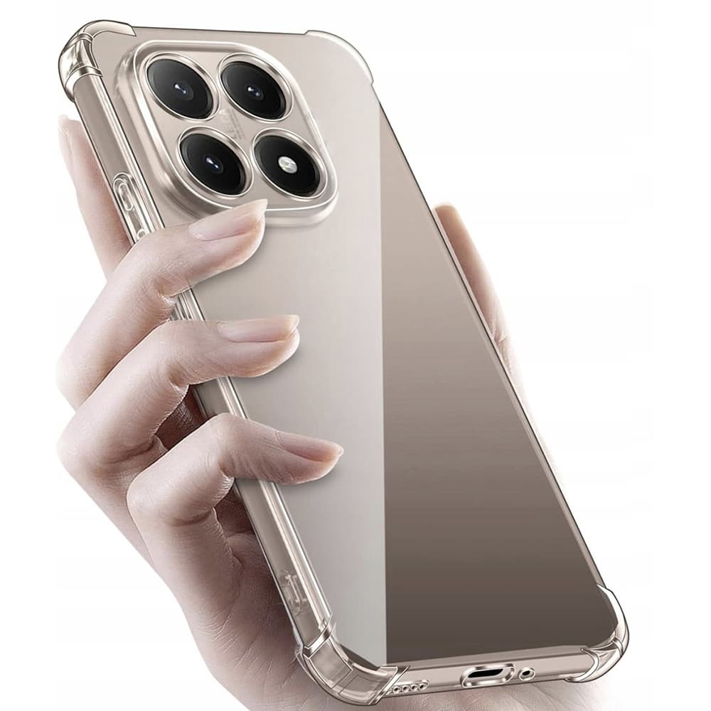 Techsuit Shockproof Clear Silicone pro Xiaomi 15T čirý - náhled 3