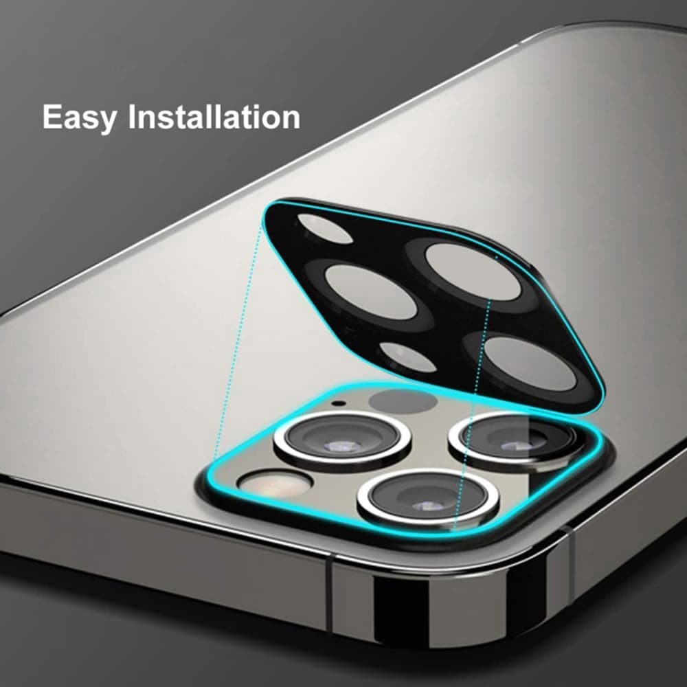 Techsuit celoplošné sklo na fotoaparát iPhone 17 Pro Max stříbrné - náhled 3
