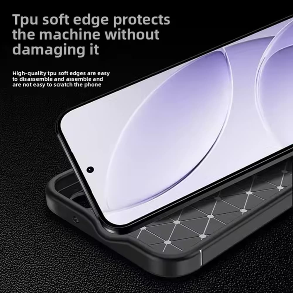 Pouzdro Techsuit CarbonFiber pro Xiaomi Redmi 15 4G / 5G černé - náhled 3
