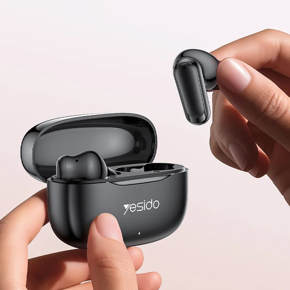 Yesido bezdrátová sluchátka TWS38 bílá Bluetooth 5.4 mikrofon 250mAh - náhled 3