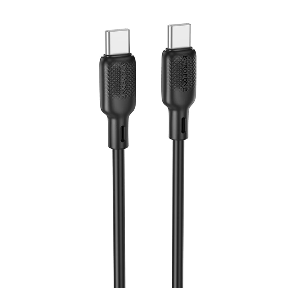Borofone datový kabel BX113 Type-C silikon PD60W 2m černý - náhled 3