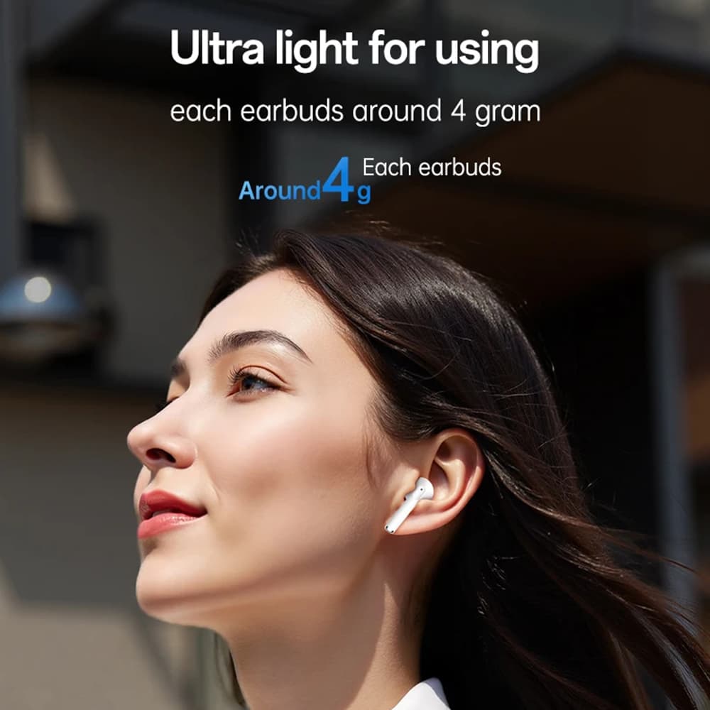 Yesido bezdrátová sluchátka TWS35 s mikrofonem Bluetooth 5.3 bílá - náhled 3