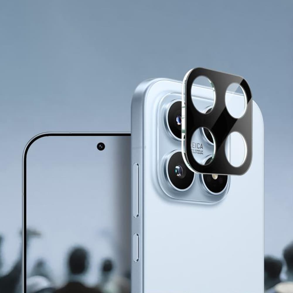 Techsuit - Sklo na fotoaparát - Xiaomi 17 - Černá - náhled 3