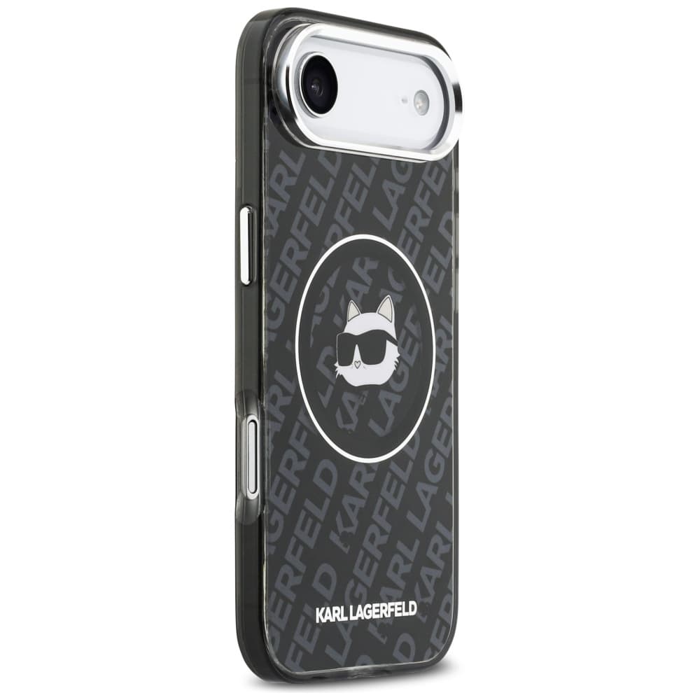 Karl Lagerfeld - IML Choupette Head Logo MagSafe (KLHMP17MHMKBCHOK) pro iPhone 17 Airčerný - náhled 3