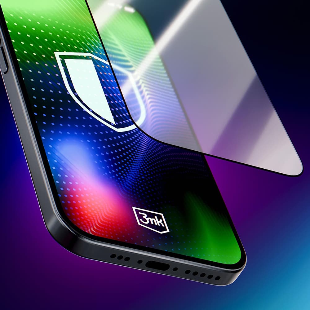 3mk Hardy Ultra Glass pro iPhone 17 Air černá - náhled 3