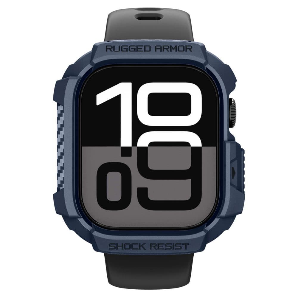 Spigen - Rugged Armor V2 - Apple Watch 10 42mm / Watch 11 42mm - námořnická modrá - náhled 3