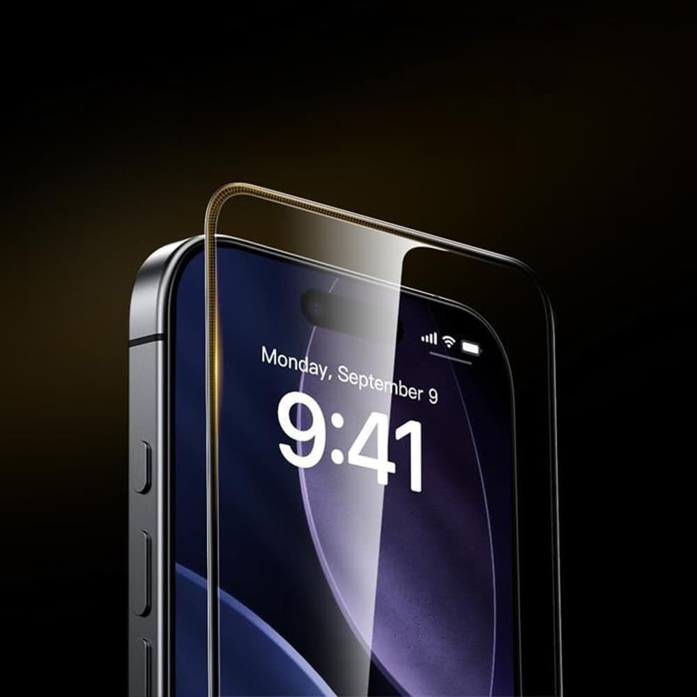 ESR - Corning Gorilla Glass UltraFit™ - iPhone 17 Pro - černá - náhled 3