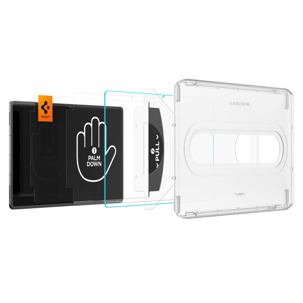 Spigen – Glas.TR EZ-FIT Pro – Samsung Galaxy Tab S11 Ultra – čirý - náhled 3