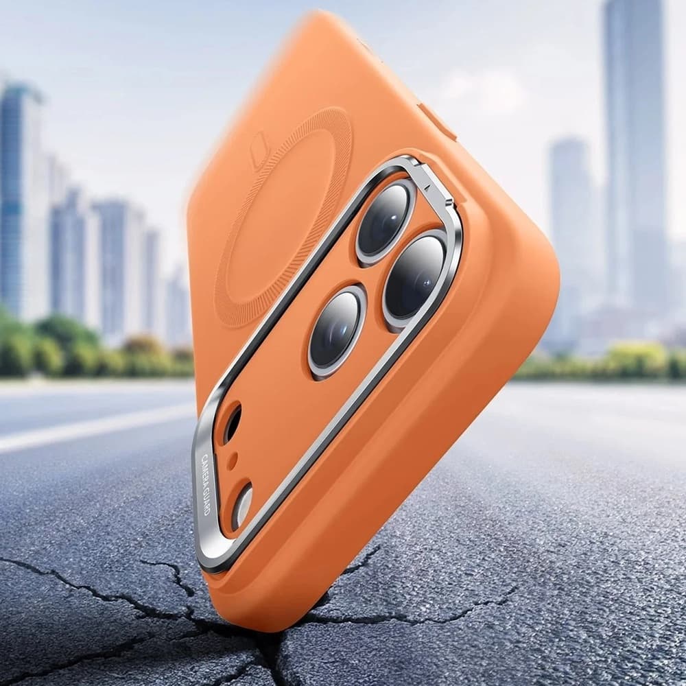 ESR - Cloud Soft HaloLock Kickstand - iPhone 17 Pro Max - oranžová - náhled 3