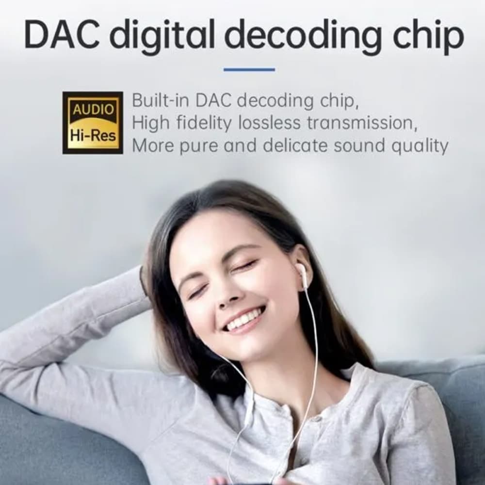 Mcdodo – audio adaptér (CA-7670) – USB-C na 2x USB-C, rychlé nabíjení PD60W, Hi-Res, DAC čip, podpora funkce volání – černý - náhled 3