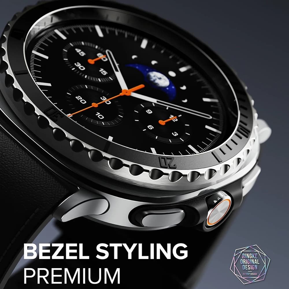 Ringke - prémiový styling lunety - Samsung Galaxy Watch8 Classic - černá (GW8C-46-96) - náhled 3