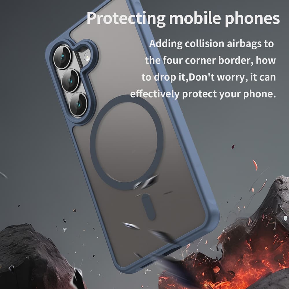 Techsuit - HaloFrost II MagSafe - Samsung Galaxy S26 - Námořnická modrá - náhled 3
