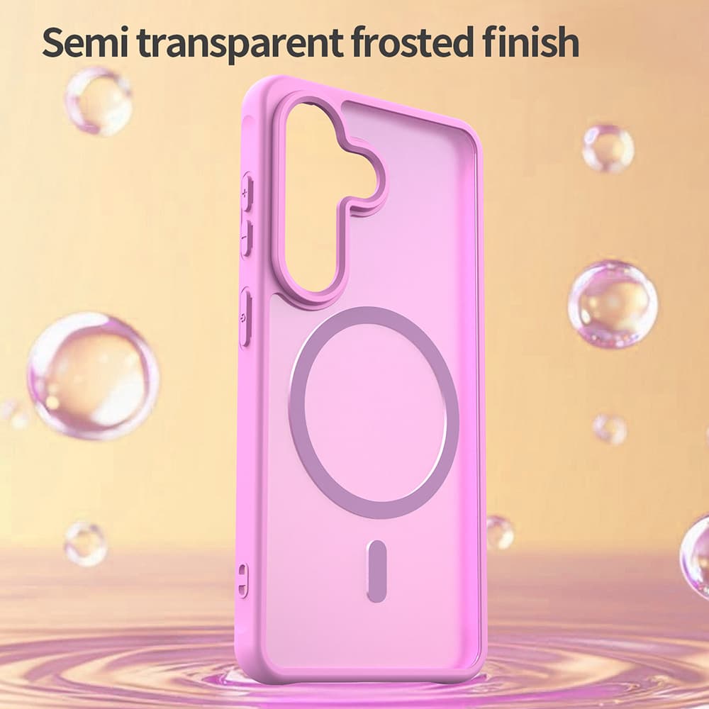 Techsuit - HaloFrost II MagSafe - Samsung Galaxy S26 - Růžová - náhled 3