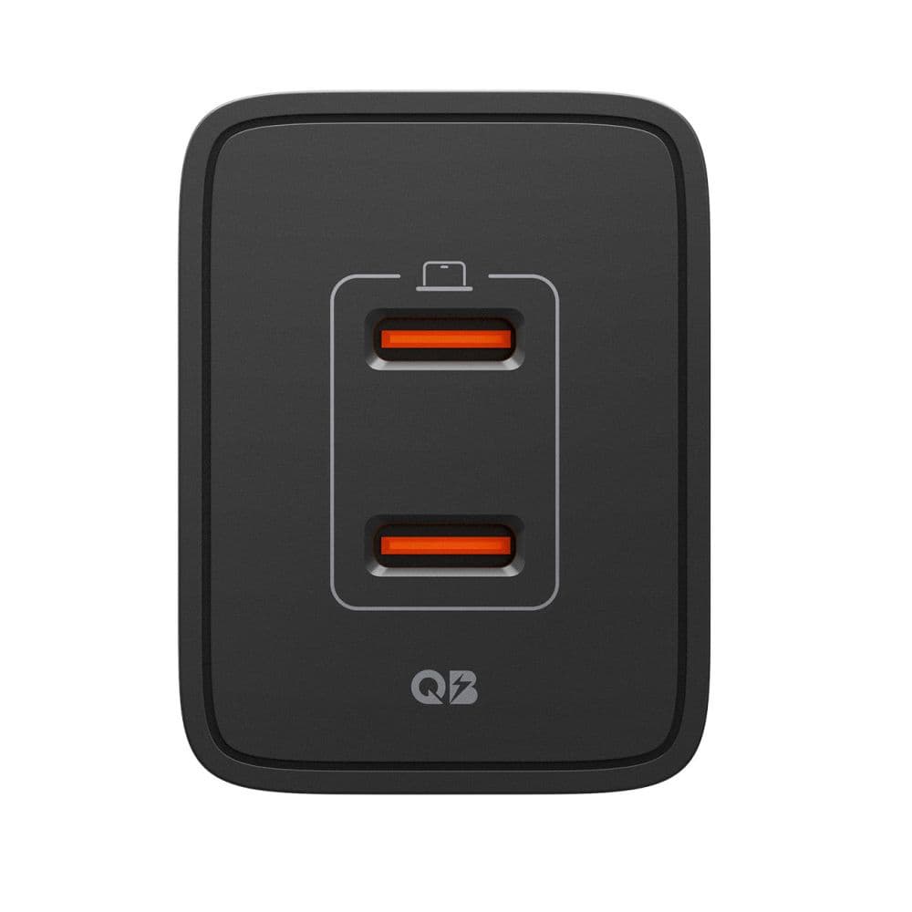 Spigen – nástěnná nabíječka Essential (EE472EU) – 2× typ C, rychlé nabíjení, Quantum Boost, 47 W – černá - náhled 3