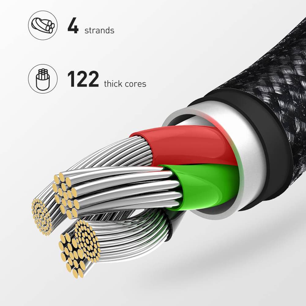 ColorWay datový kabel USB 2.0 na Apple Lightning 1m červený - náhled 3
