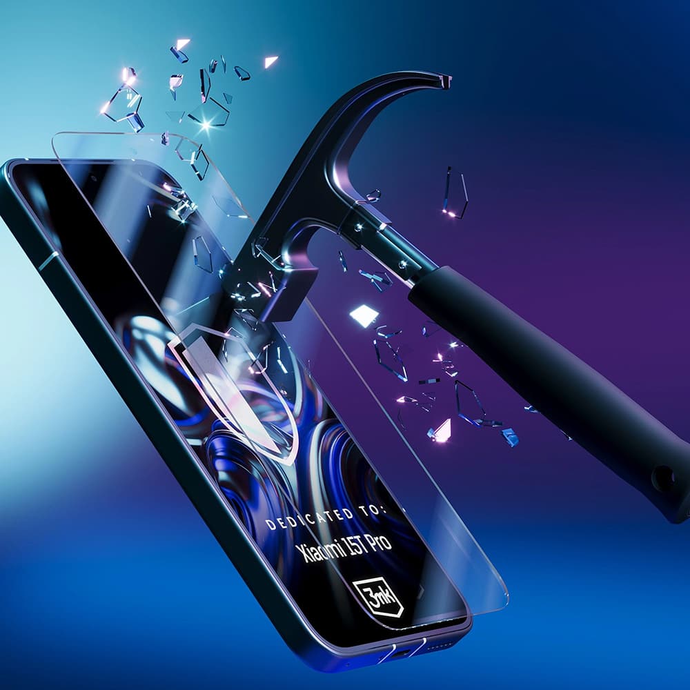 3mk - FlexibleGlass - Xiaomi 15T Pro - čiré - náhled 3