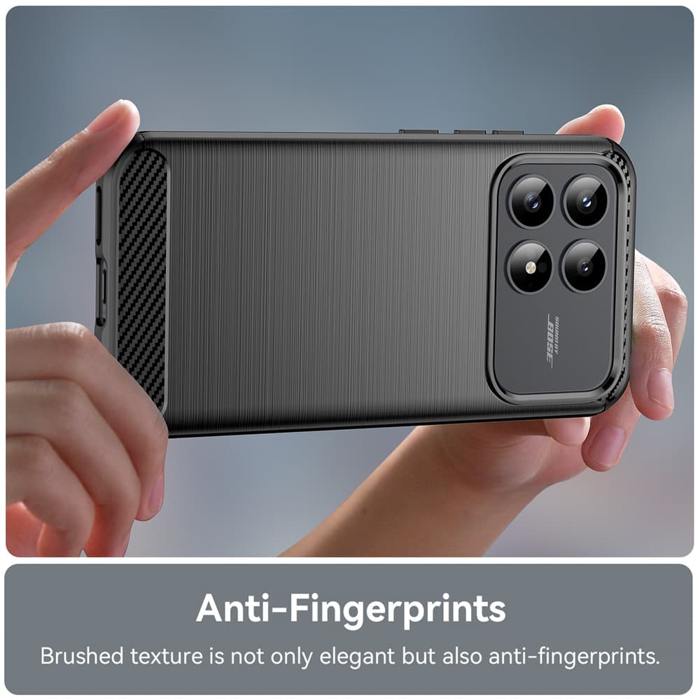 Techsuit – karbonový silikon – Xiaomi Poco F8 Pro – černá - náhled 3