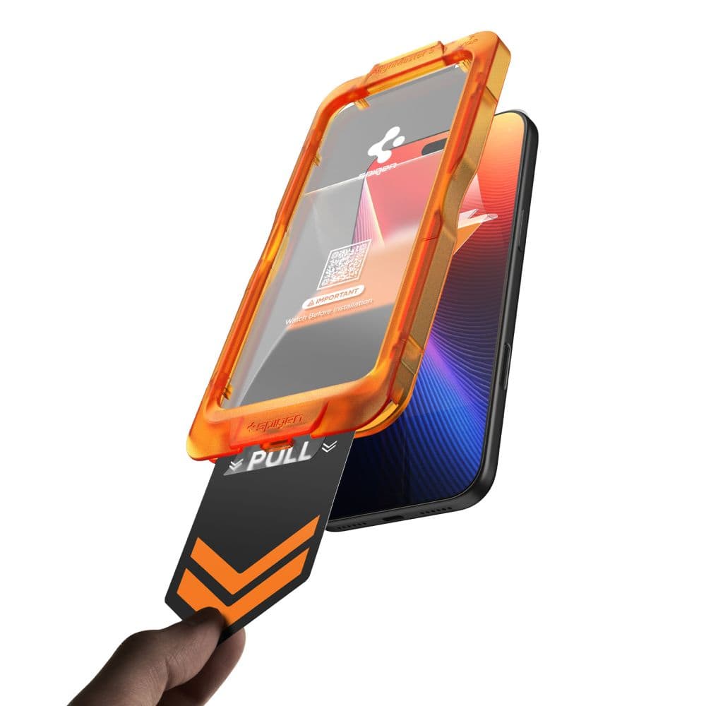Spigen - Glas.tR Align Master Slim (3 balení) - iPhone 17 - čirý - náhled 3